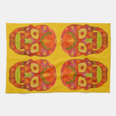 Aspen Leaf Skull 16 Geschirrtuch (Horizontal)