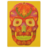 Aspen Leaf Skull 16 Klemmbrett (Rückseite)
