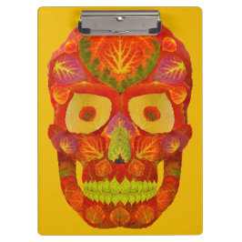 Aspen Leaf Skull 16 Klemmbrett