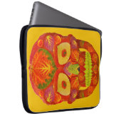 Aspen Leaf Skull 16 Laptopschutzhülle (Vorne Rechts)