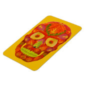 Aspen Leaf Skull 16 Magnet (Linke Seite)