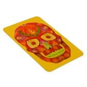 Aspen Leaf Skull 16 Magnet (Rechte Seite)