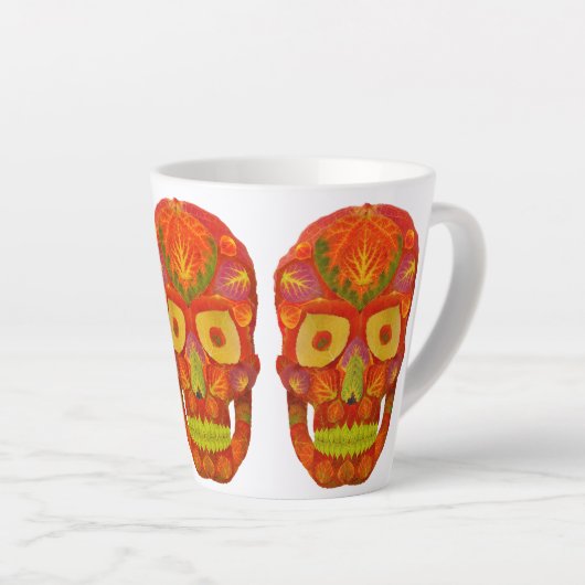 Aspen Leaf Skull 16 Milchtasse (Rechte Ecke)