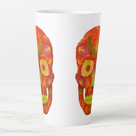 Aspen Leaf Skull 16 Milchtasse (Vorderseite)