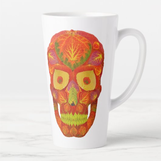 Aspen Leaf Skull 16 Milchtasse (Rechts)