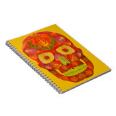 Aspen Leaf Skull 16 Notizblock (Rechte Seite)