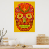 Aspen Leaf Skull 16 Poster (Küche)