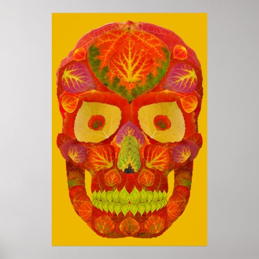 Aspen Leaf Skull 16 Poster (Vorne)