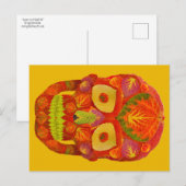Aspen Leaf Skull 16 Postkarte (Vorne/Hinten)
