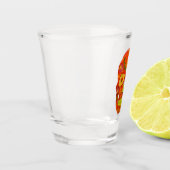 Aspen Leaf Skull 16 Schnapsglas (Links)