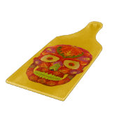 Aspen Leaf Skull 16 Schneidebrett (Ecke)