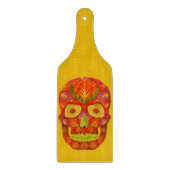 Aspen Leaf Skull 16 Schneidebrett (Vorderseite)