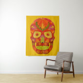 Aspen Leaf Skull 16 Wandteppich (Beispiel)