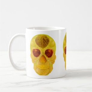Aspen Leaf Skull 1 Kaffeetasse