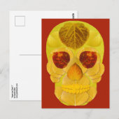 Aspen Leaf Skull 1 Postkarte (Vorne/Hinten)