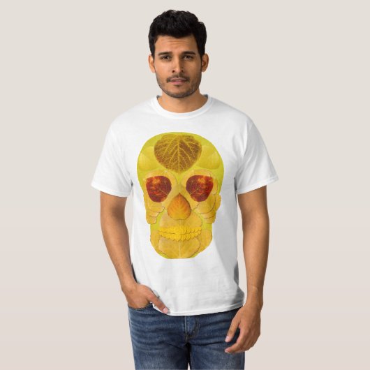 Aspen Leaf Skull 1 T-Shirt (Vorne ganz)