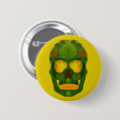 Aspen Leaf Skull 9 Button (Vorne & Hinten)