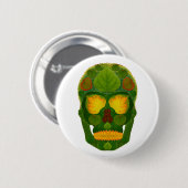Aspen Leaf Skull 9 Button (Vorne & Hinten)