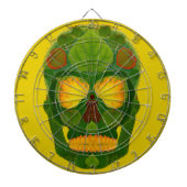 Aspen Leaf Skull 9 Dartscheibe (vorne)