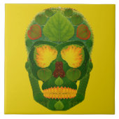 Aspen Leaf Skull 9 Fliese (Vorderseite)