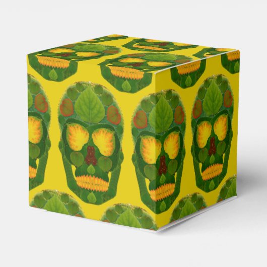 Aspen Leaf Skull 9 Geschenkschachtel (Rückseite)