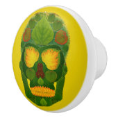 Aspen Leaf Skull 9 Keramikknauf (Rechts)
