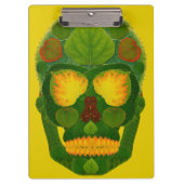 Aspen Leaf Skull 9 Klemmbrett (Vorderseite)