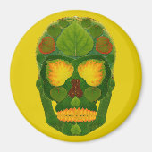 Aspen Leaf Skull 9 Magnet (Vorne)