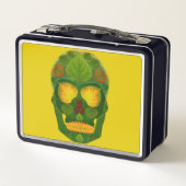 Aspen Leaf Skull 9 Metall Brotdose (Rückseite)