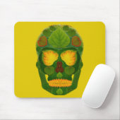 Aspen Leaf Skull 9 Mousepad (Mit Mouse)