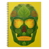Aspen Leaf Skull 9 Notizblock (Vorderseite)