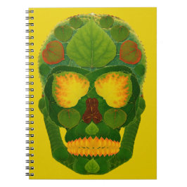 Aspen Leaf Skull 9 Notizblock
