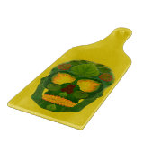 Aspen Leaf Skull 9 Schneidebrett (Ecke)