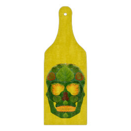 Aspen Leaf Skull 9 Schneidebrett