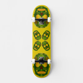 Aspen Leaf Skull 9 Skateboard