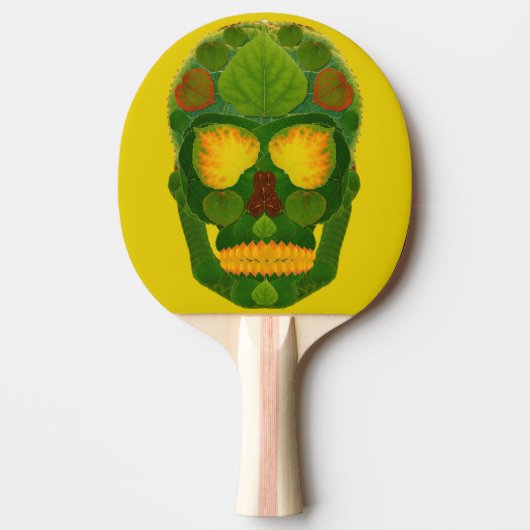 Aspen Leaf Skull 9 Tischtennis Schläger (Vorderseite)