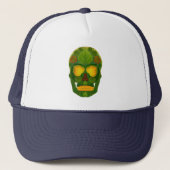Aspen Leaf Skull 9 Truckerkappe (Vorderseite)