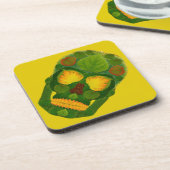 Aspen Leaf Skull 9 Untersetzer (Linke Seite)