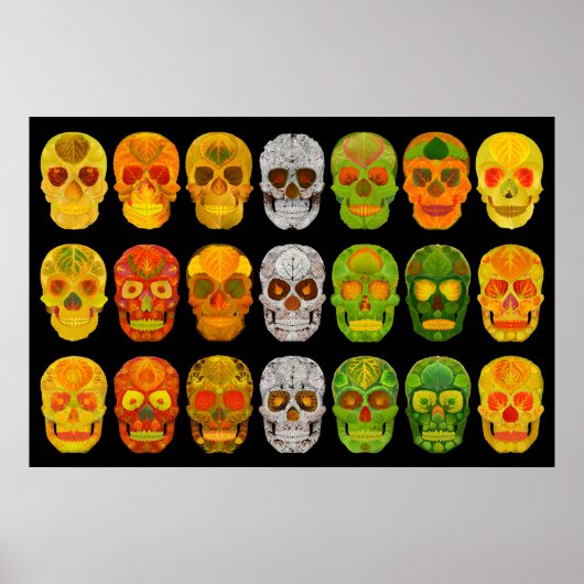 Aspen Leaf Skull Poster 2018 (Vorne)