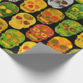 Aspen Leaf Skulls nahtloses Muster 2018 Geschenkpapier (Ecke)
