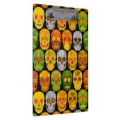 Aspen Leaf Skulls nahtloses Muster 2018 Klemmbrett (Rechts)