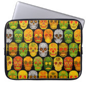 Aspen Leaf Skulls nahtloses Muster 2018 Laptopschutzhülle (Vorderseite)