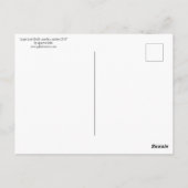 Aspen Leaf Skulls nahtloses Muster 2018 Postkarte (Rückseite)