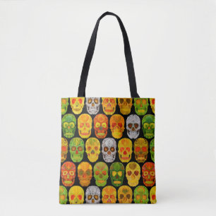 Aspen Leaf Skulls nahtloses Muster 2018 Tasche
