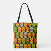 Aspen Leaf Skulls nahtloses Muster 2018 Tasche (Rückseite)
