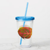 Aspen Leaf Tropische Fische 1 Acryltrinkbecher (Rückseite)