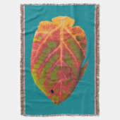 Aspen Leaf Tropische Fische 1 Decke (Vorderseite Vertikal)