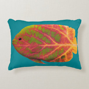 Aspen Leaf Tropische Fische 1 Dekokissen
