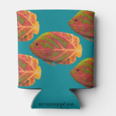 Aspen Leaf Tropische Fische 1 Dosenkühler (Rückseite)