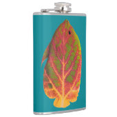 Aspen Leaf Tropische Fische 1 Flachmann (Rechts)
